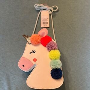 Cat and Jack Unicorn White bag